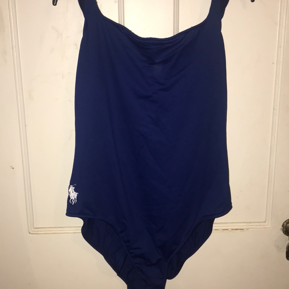 Blue Polo/Ralph Lauren Swim One Piece Swim Suit
